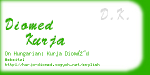 diomed kurja business card